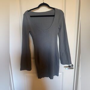 Low back H&M sweater dress